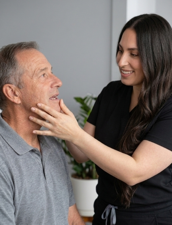 Amanda with Male Patient